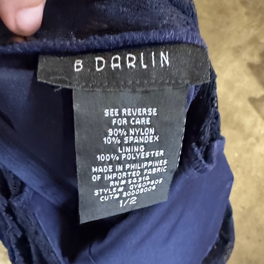 B Darlin‎ Navy Blue Cocktail Dress
